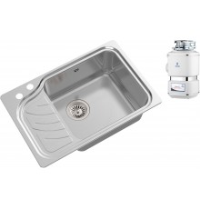 Комплект Мойка кухонная Oulin OL-327R + Измельчитель OL-KDS553