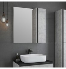 Зеркало Comforty Эдинбург 75 бетон светлый