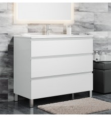 Тумба с раковиной Sanvit Авеню 3 100, белая