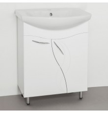 Тумба с раковиной Style Line Амелия 65 белая