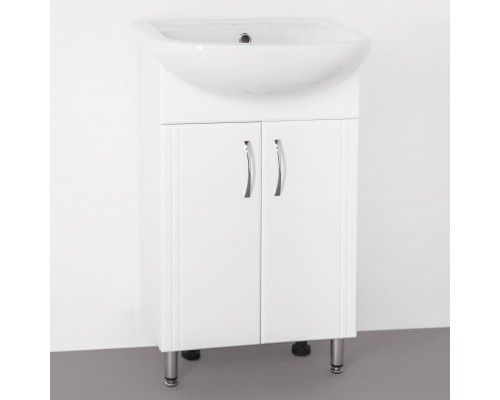 Тумба с раковиной Style Line Эко Стандарт №9 50 белая