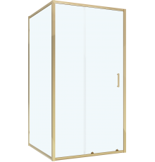 Душевой уголок Niagara Nova NG-42-9AG-A80G, 90x80 профиль золото, стекло прозрачное