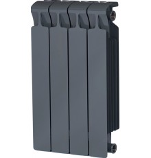 Радиатор биметаллический Rifar Monolit 500 4 секции, титан