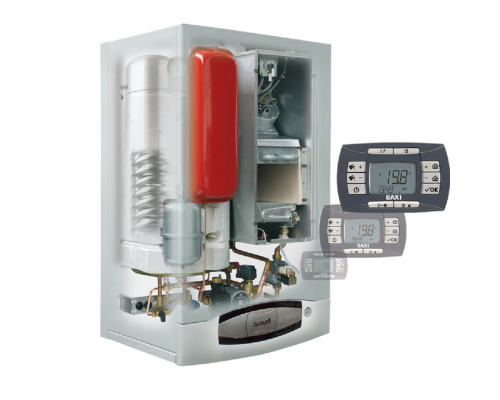 Газовый настенный котел Baxi LUNA 3 comfort 240 i  двухконтурный атмосферный (CSE45224358-)