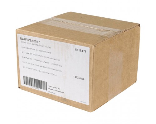 Отвод Baxi KHG 90°, Ду 80 мм, полипропиленовый, НТ KHG71405921- (KHG71405921-)