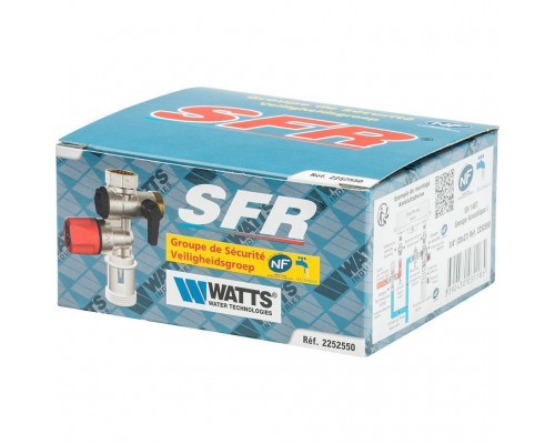 Группа безопасности для электронагревателей Watts SFR 3/4 7 бар (10004611)