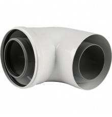 Коаксиальный отвод Baxi KHG 90°, диам. 125/80, HT KHG71408871- (KHG71408871-)