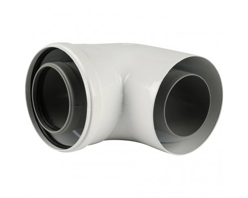 Коаксиальный отвод Baxi KHG 90°, диам. 125/80, HT KHG71408871- (KHG71408871-)