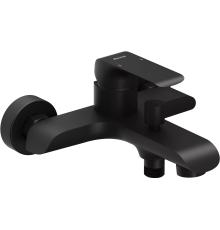 Смеситель для ванны с душем Ravak Flat X070175 черный матовый
