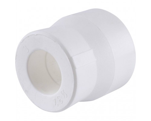 Муфта переходная Kalde 63x32 для полипропиленовых труб под сварку (цвет белый) (3212-rdc-633200)