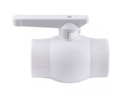 Кран шаровой Kalde d=40 для полипропиленовых труб под сварку (цвет белый) (3242-vlb-400003)