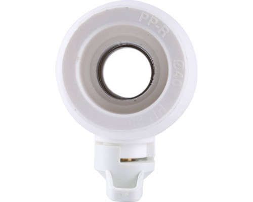 Кран шаровой Kalde d=40 для полипропиленовых труб под сварку (цвет белый) (3242-vlb-400003)