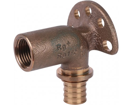 *14563721001(13661131001) REHAU RAUTITAN Угольник настенный с внутр. резьбой 20-Rp 1/2 длинный, 59 мм RX+ для труб из сшитого полиэтилена аксиальный (14563721001)