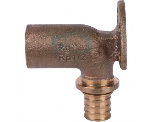 *14563721001(13661131001) REHAU RAUTITAN Угольник настенный с внутр. резьбой 20-Rp 1/2 длинный, 59 мм RX+ для труб из сшитого полиэтилена аксиальный (14563721001)