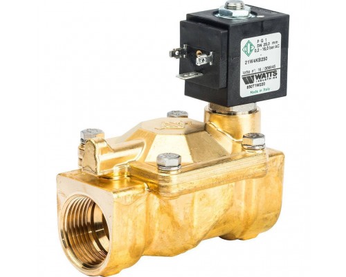 Соленоидный клапан Watts 850Т (850Т1W220) для систем водоснабжения 1 230V Н.З. (10023640) Соленоидный клапан Watts 850Т (850Т1W220) для систем водоснабжения 1 230V Н.З. (10023640)