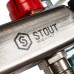 Коллектор из нержавеющей стали с расходомерами STOUT 3 вых. (SMS 0917 000003)
