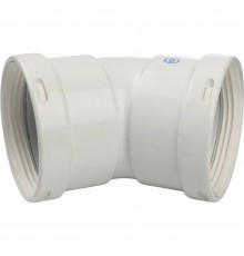 Элемент дымохода отвод STOUT 45° м/м DN80 SCA-0080-020045 (SCA-0080-020045)