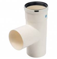 Конденсационный тройник STOUT T-образный DN80 п/п/м PP-FE SCA-8080-030210 (SCA-8080-030210)