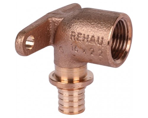 Угольник настенный REHAU RAUTITAN с внутр. резьбой 16-Rp 1/2 RX+ для труб из сшитого полиэтилена аксиальный (14563581001)