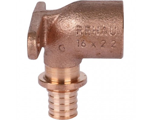 Угольник настенный REHAU RAUTITAN с внутр. резьбой 16-Rp 1/2 RX+ для труб из сшитого полиэтилена аксиальный (14563581001)