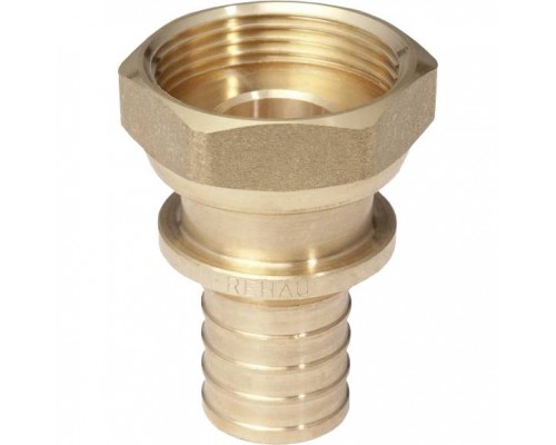 Переходник REHAU RAUTITAN с накидной гайкой 20-G 3/4 RX для труб из сшитого полиэтилена аксиальный (14563381001)