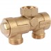 Комплект трехходового клапана STOUT для котла + бойлера 3/4 Kvs 4,4 м3/ч SFB-0001-000001 (SFB-0001-000001)
