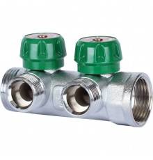 Коллектор регулирующий STOUT 1, 2 отвода 3/4  ЕК (SMB-6850-013402)