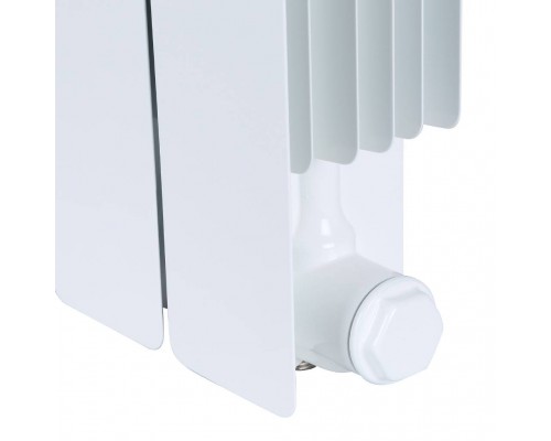 Радиатор биметаллический STOUT Space 500 7 секций нижнее правое подключение RAL9016 SRB-0320-050007 (SRB-0320-050007)