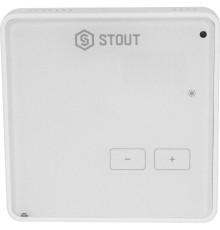 Проводной комнатный регулятор STOUT R-10z, белый STE-0101-010003 (STE-0101-010003)
