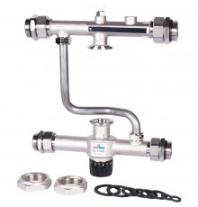 Насосно-смесительный узел STOUT SDG-0120-007000 с термостатическим клапаном 30-60°C, без насоса (SDG-0120-007000)