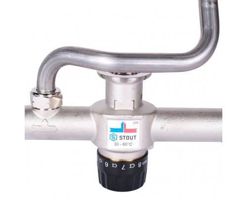 Насосно-смесительный узел STOUT SDG-0120-007000 с термостатическим клапаном 30-60°C, без насоса (SDG-0120-007000) Насосно-смесительный узел STOUT SDG-0120-007000 с термостатическим клапаном 30-60°C, без насоса (SDG-0120-007000)