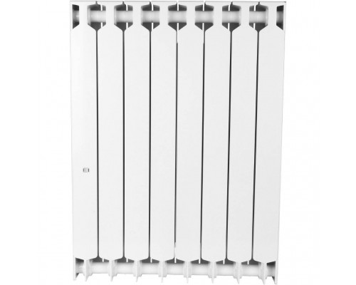 Радиатор биметаллический RIFAR SUPReMO 800 8 секции боковое подключение (белый RAL 9016) 4RS80-8 (4RS80-8)