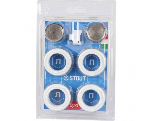 Универсальный монтажный комплект STOUT для подключения радиатора 3/4 RAL 9016 SKU-0111-000134 (SKU-0111-000134) Универсальный монтажный комплект STOUT для подключения радиатора 3/4 RAL 9016 SKU-0111-000134 (SKU-0111-000134)
