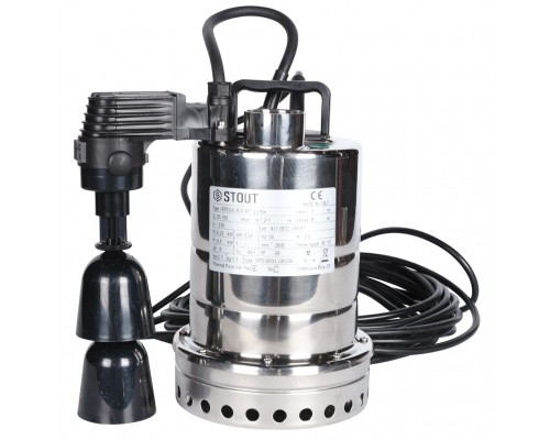 Насос дренажный STOUT с вертикальным поплавком SPD-0003-200250 (SPD-0003-200250) Насос дренажный STOUT с вертикальным поплавком SPD-0003-200250 (SPD-0003-200250)