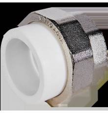 Муфта комбинированная Pro Aqua d=40-1.1/2 PP-R разъемная (американка) ВР Белая (PA20021)
