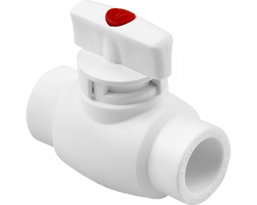 Шаровой кран Pro Aqua d= 20 PP-R с ручкой-бабочкой Standard Белый (PA44508) Шаровой кран Pro Aqua d= 20 PP-R с ручкой-бабочкой Standard Белый (PA44508)