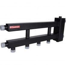 ROMMER RDG-0060-014023 ROMMER Коллектор (дублер рядный) с гидроразделителем на 2+1 контура до 60 кВт (RDG-0060-014023)
