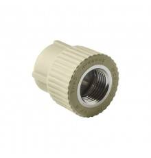 Муфта комбинированная Pro Aqua d=32-3/4 PP-R ВР Серая (PA22016PG)