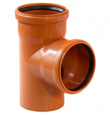 Pro Aqua PPH700202087 Terra D 200x200/87,5 PP Тройник для наружной канализации (PPH700202087)