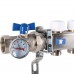 Коллектор из нержавеющей стали в сборе с расходомерами ROMMER 6 выходов (RMS-1210-000006)