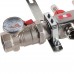 Коллектор из нержавеющей стали в сборе с расходомерами ROMMER 6 выходов (RMS-1210-000006)