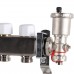 Коллектор из нержавеющей стали в сборе с расходомерами ROMMER 6 выходов (RMS-1210-000006)