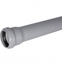 Труба канализационная бесшумная STOUT 58 х 1000 мм SKB-0001-058100 (SKB-0001-058100)