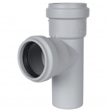 Тройник канализационный бесшумный STOUT D 58 x 58 / 87,5° SKB-0016-585887 (SKB-0016-585887)
