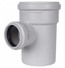 Тройник канализационный бесшумный STOUT D 110 x 58 / 87,5° SKB-0016-115887 (SKB-0016-115887)