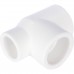 Тройник переходной Политэк 32х32х25 для полипропиленовых труб под сварку (цвет белый) (9300323225)