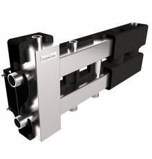 Балансировочный коллектор GIDRUSS BMSS-60-3D.EPP (до 60 кВт, вх. G 1, 2+1 контура G 1, 4D-кронштейны K.UMS, EPP-термоизоляция) (BM 60A2T 20)