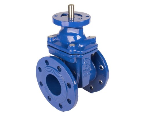 Задвижка с обрезиненным клином РАШВОРК 103-100-16, DN100 PN16, Ф/Ф, ISO5211 F10, с голым штоком (103-100-16)