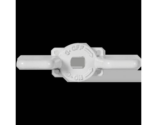 Ручка-бабочка STOUT для шарового крана STOUT 1/2 - 3/4  (Белая) (SVB-BUT2-1234-01)