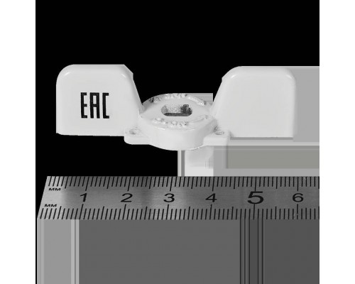 Ручка-бабочка STOUT для шарового крана STOUT 1/2 - 3/4  (Белая) (SVB-BUT2-1234-01)